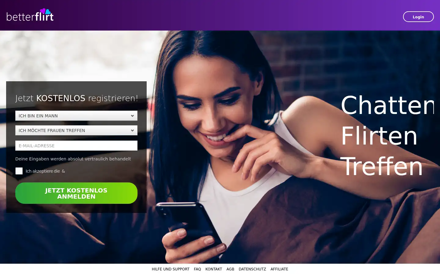 Screenshot of betterflirt.com