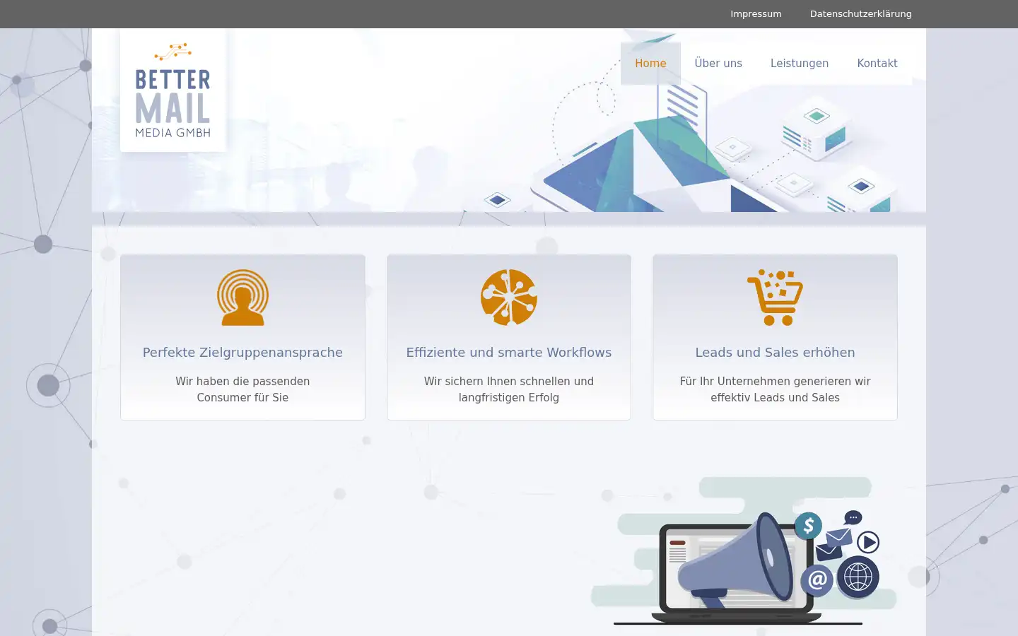 Screenshot of bettermail-news.de