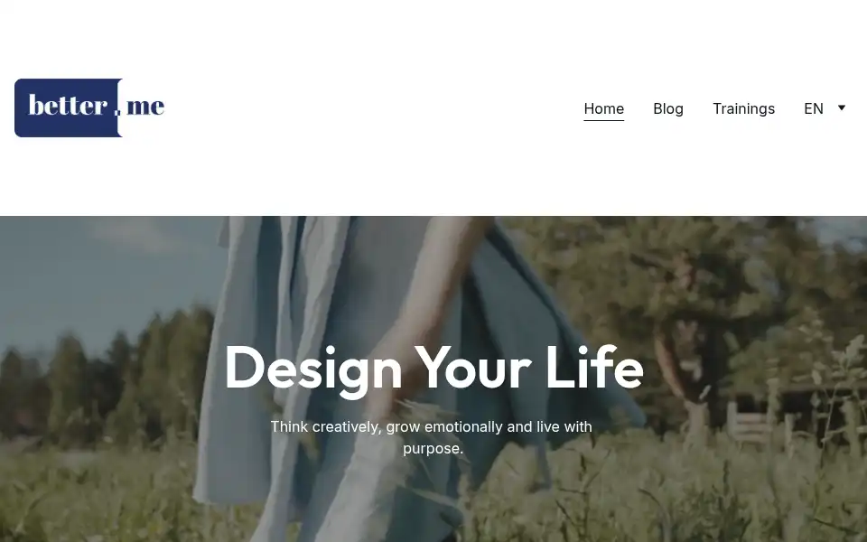 Screenshot of betterme.today