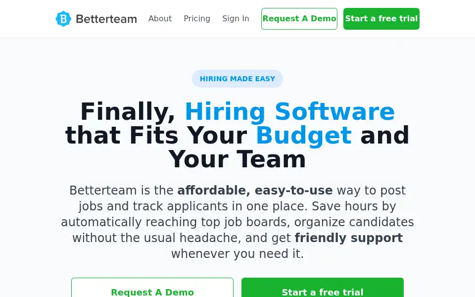 Screenshot of betterteam.com