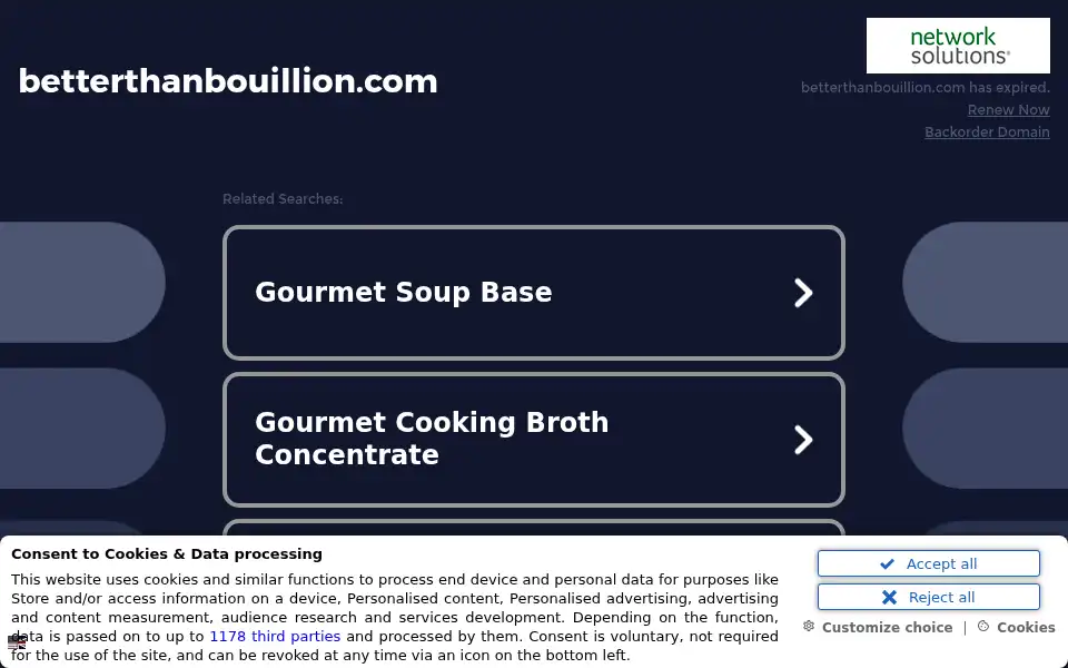 Screenshot of betterthanbouillion.com