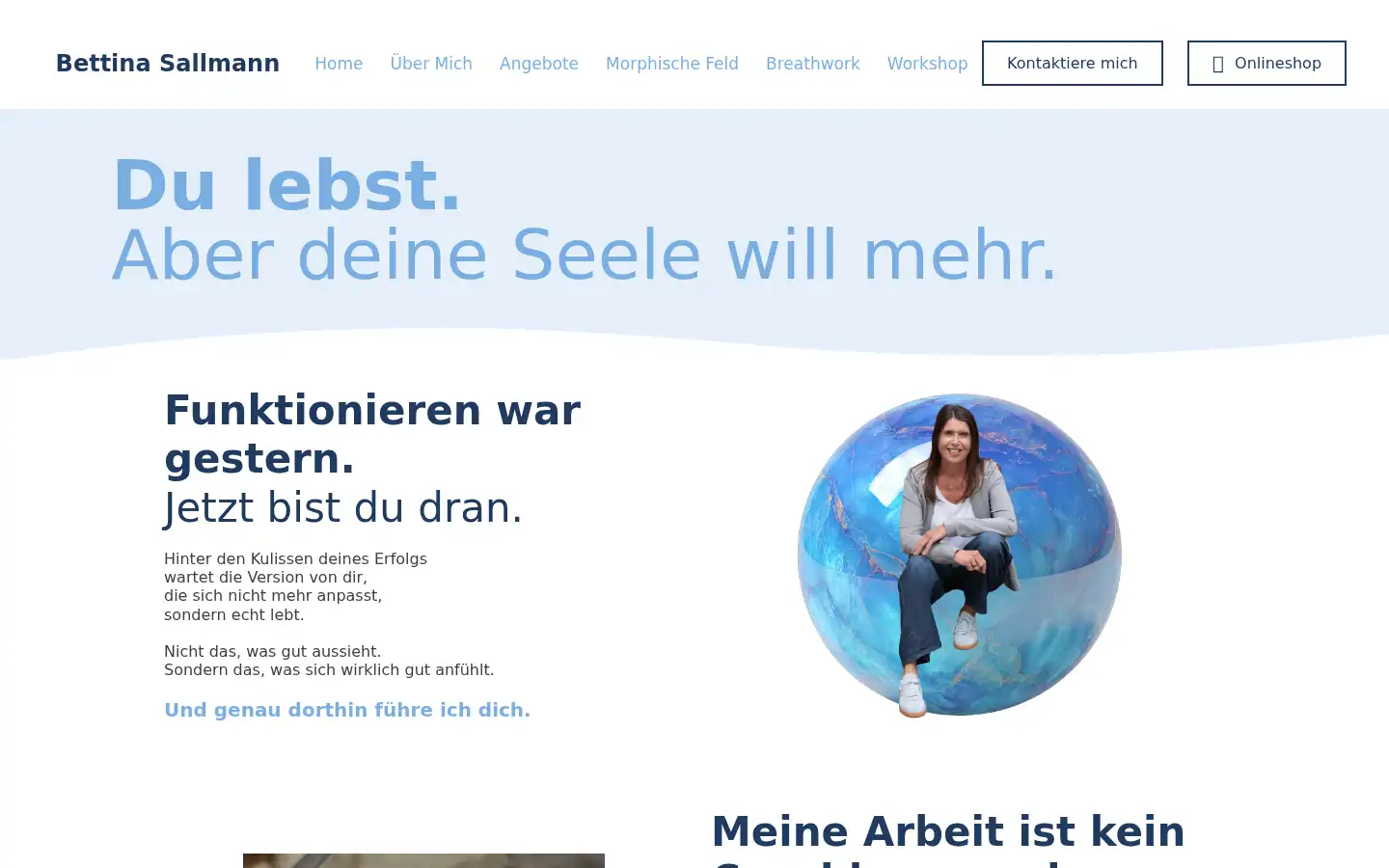 Screenshot of bettina-sallmann.de