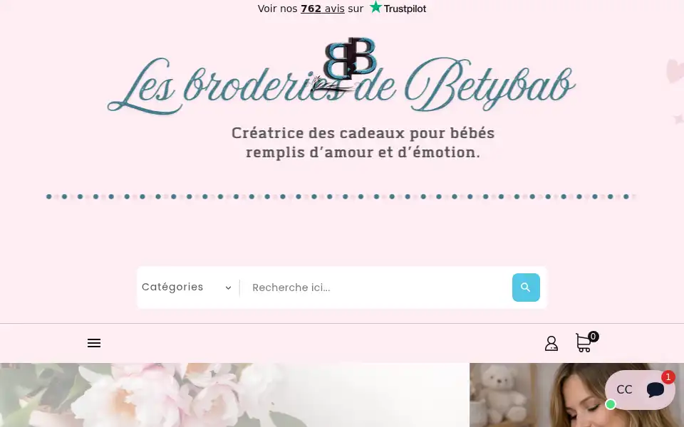 Screenshot of betybab.fr