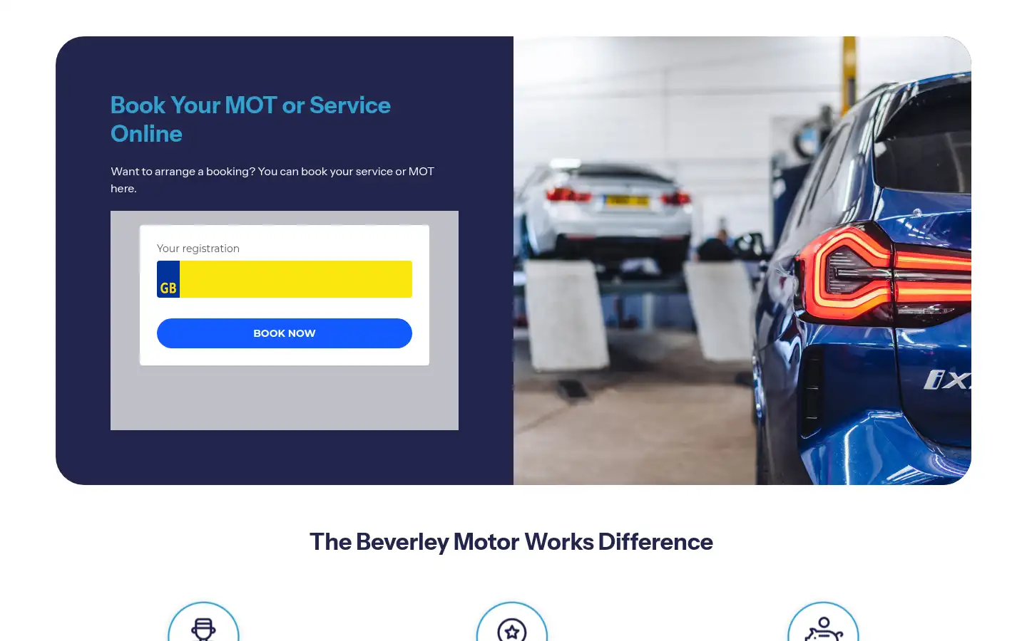 Screenshot of beverleymotorworks.co.uk