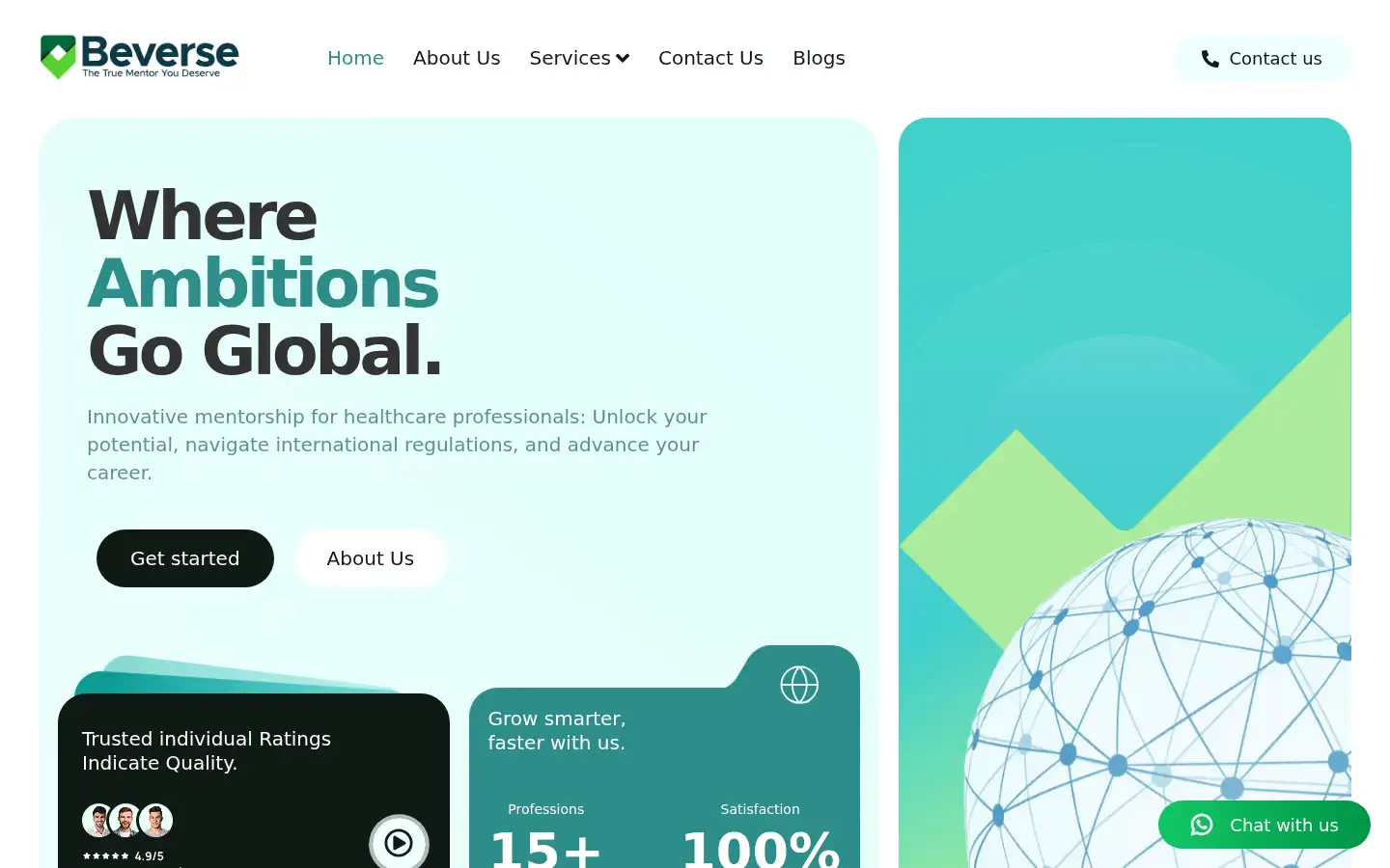 Screenshot of beversehealth.com