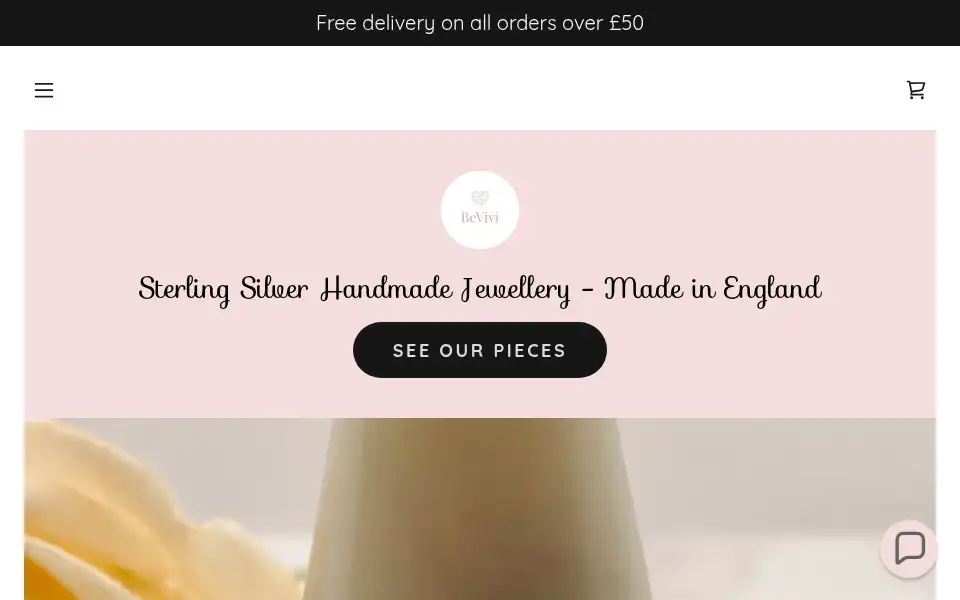 Screenshot of bevivi.co.uk