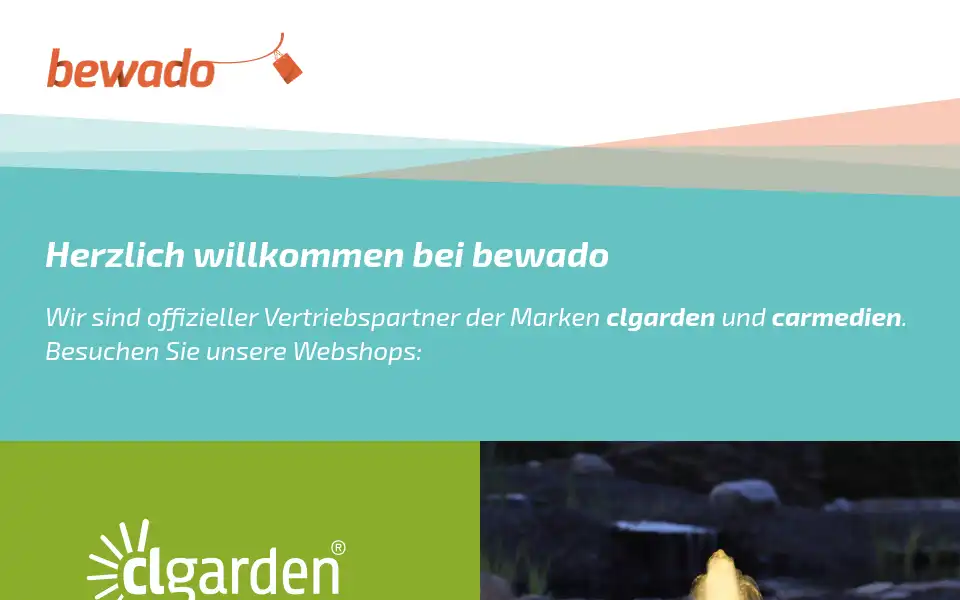 Screenshot of bewado.de