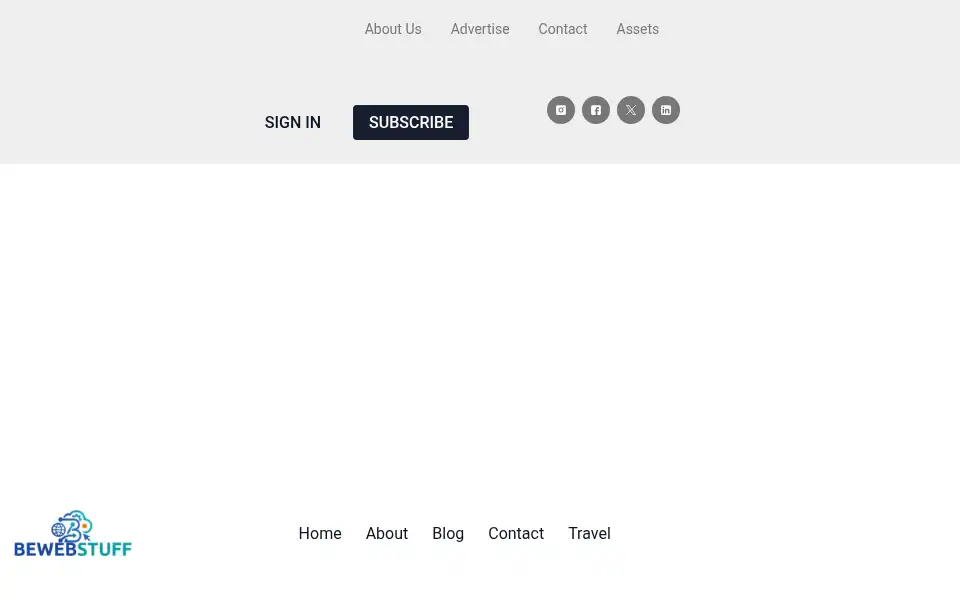 Screenshot of bewebstuff.com