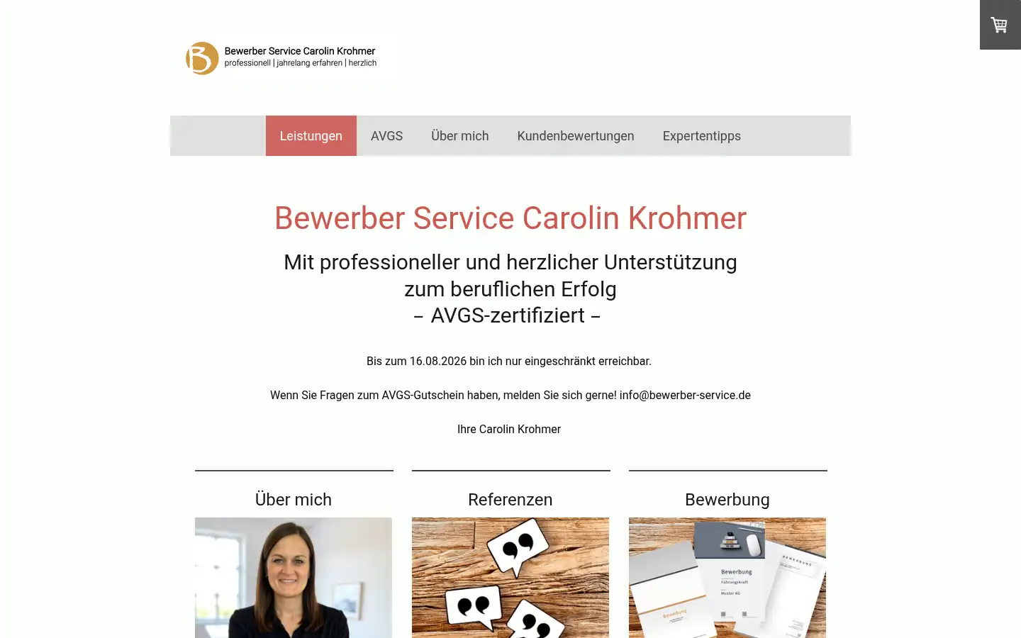 Screenshot of bewerber-service.de