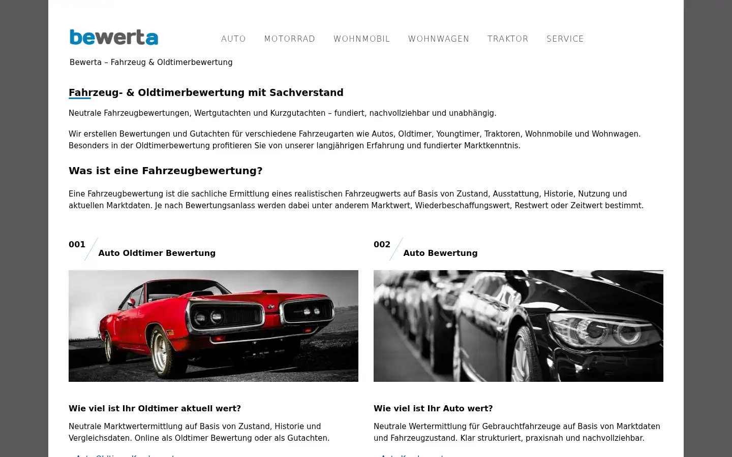 Screenshot of bewerta.de