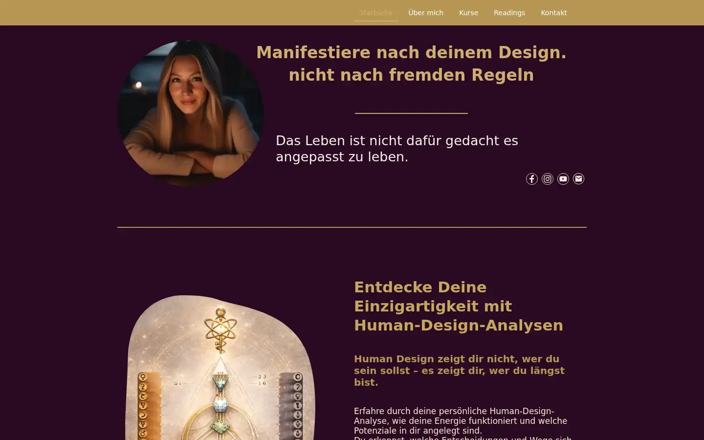 Screenshot of bewusstseinsbotin.de