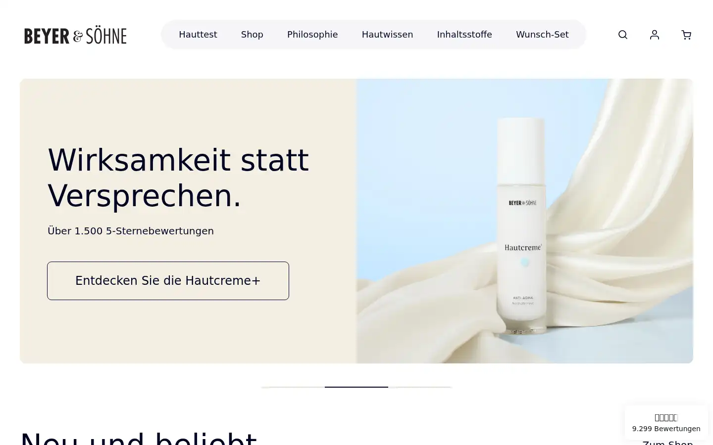 Screenshot of beyer-soehne.de