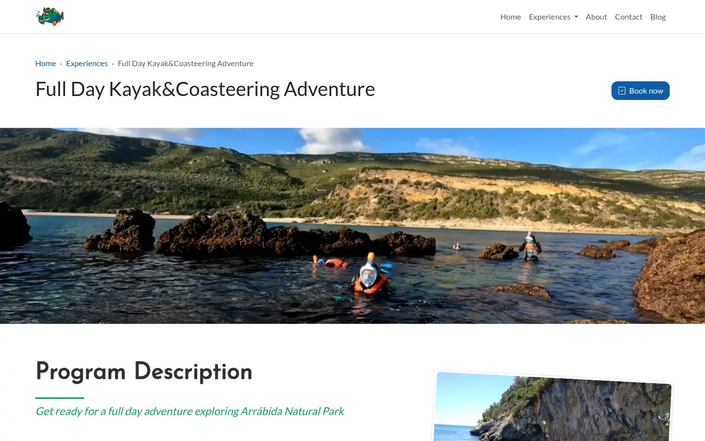 Screenshot of beyondadventures.pt