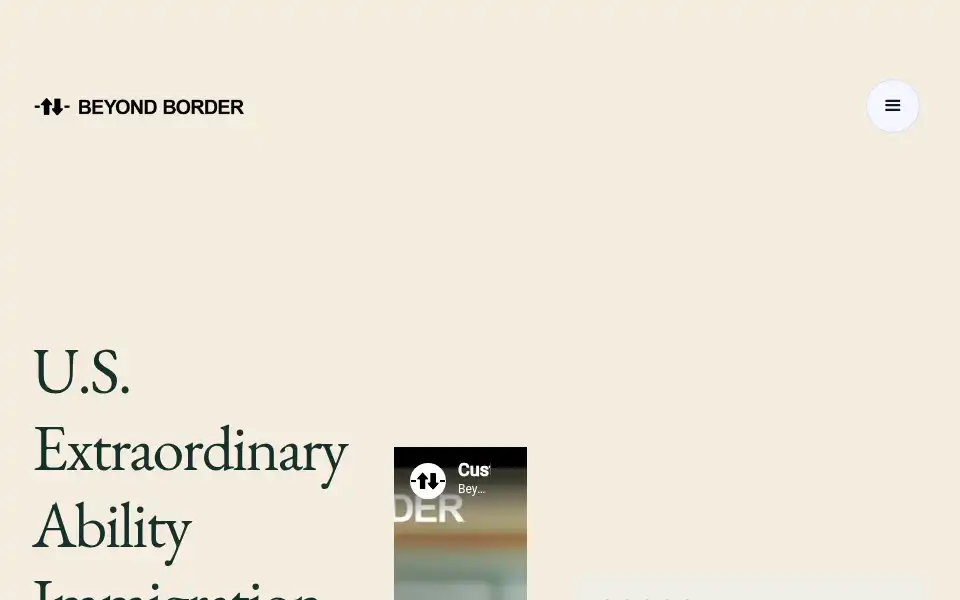 Screenshot of beyondborderglobal.com