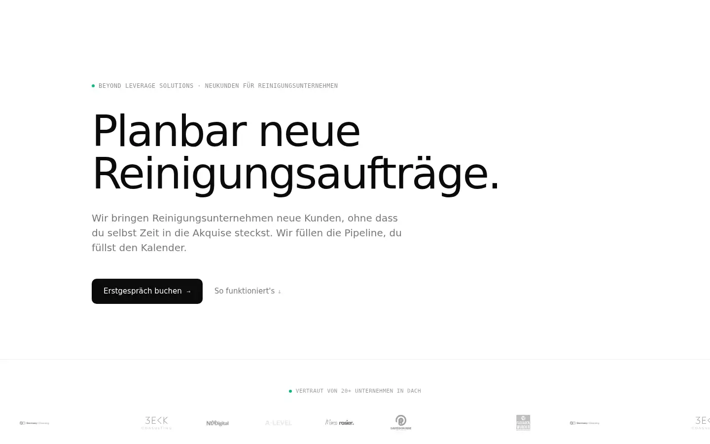 Screenshot of beyondleverage.com
