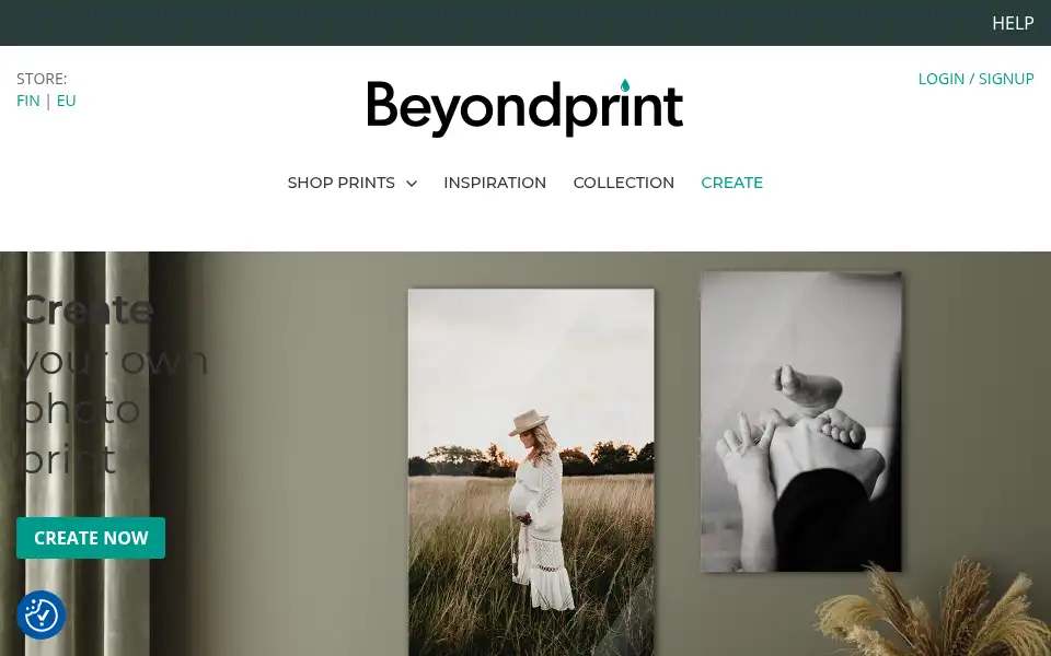 Screenshot of beyondprint.eu