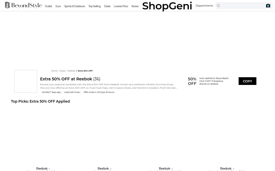 Screenshot of beyondstyle.us