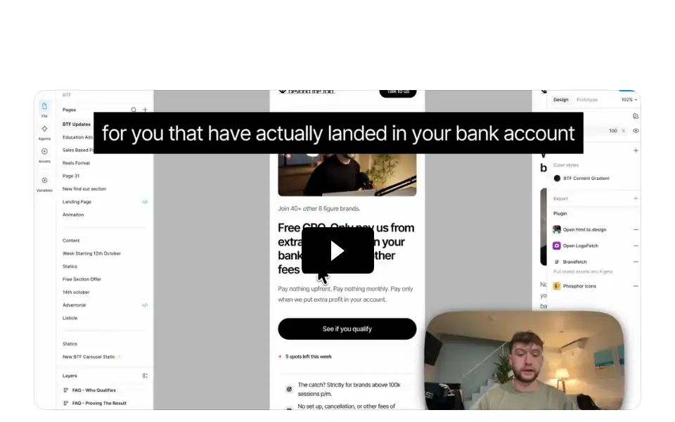 Screenshot of beyondthefold.agency