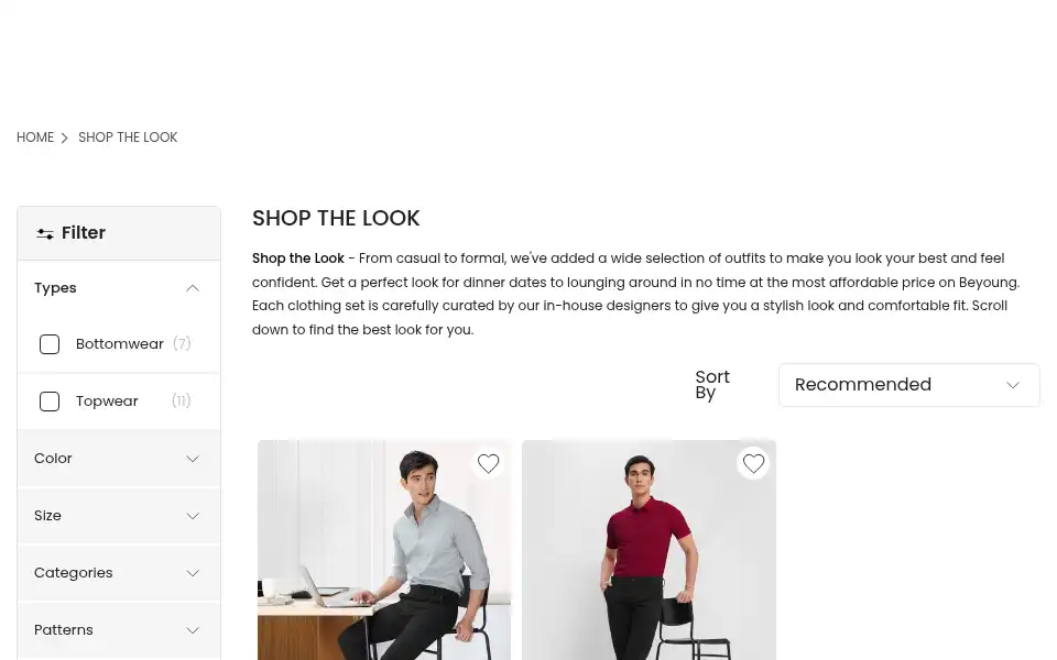 Screenshot of beyoung.in