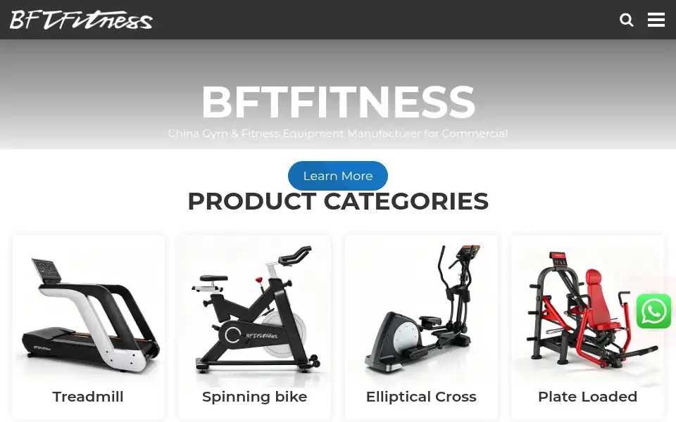 Screenshot of bftfitness.com