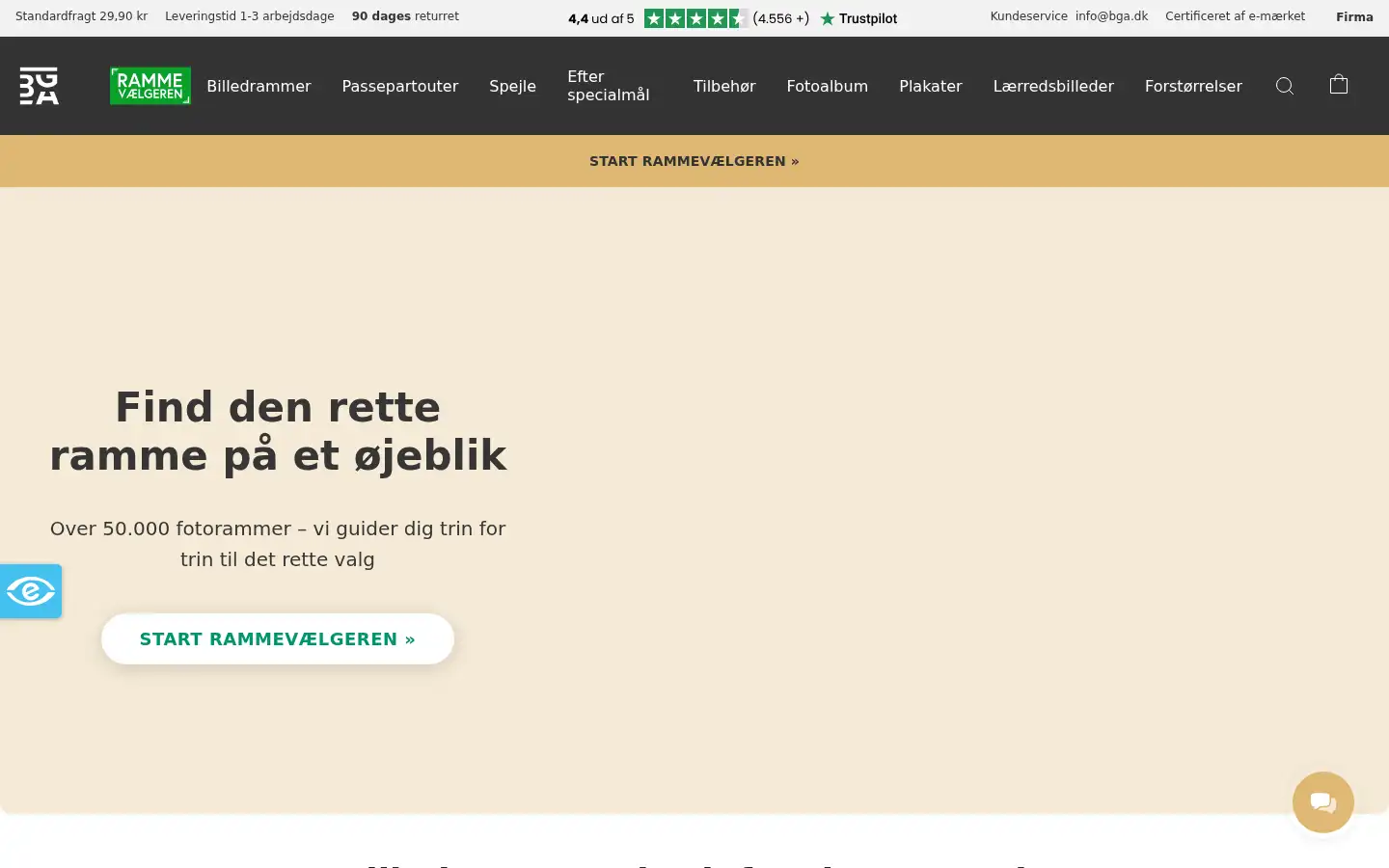 Screenshot of bga.dk
