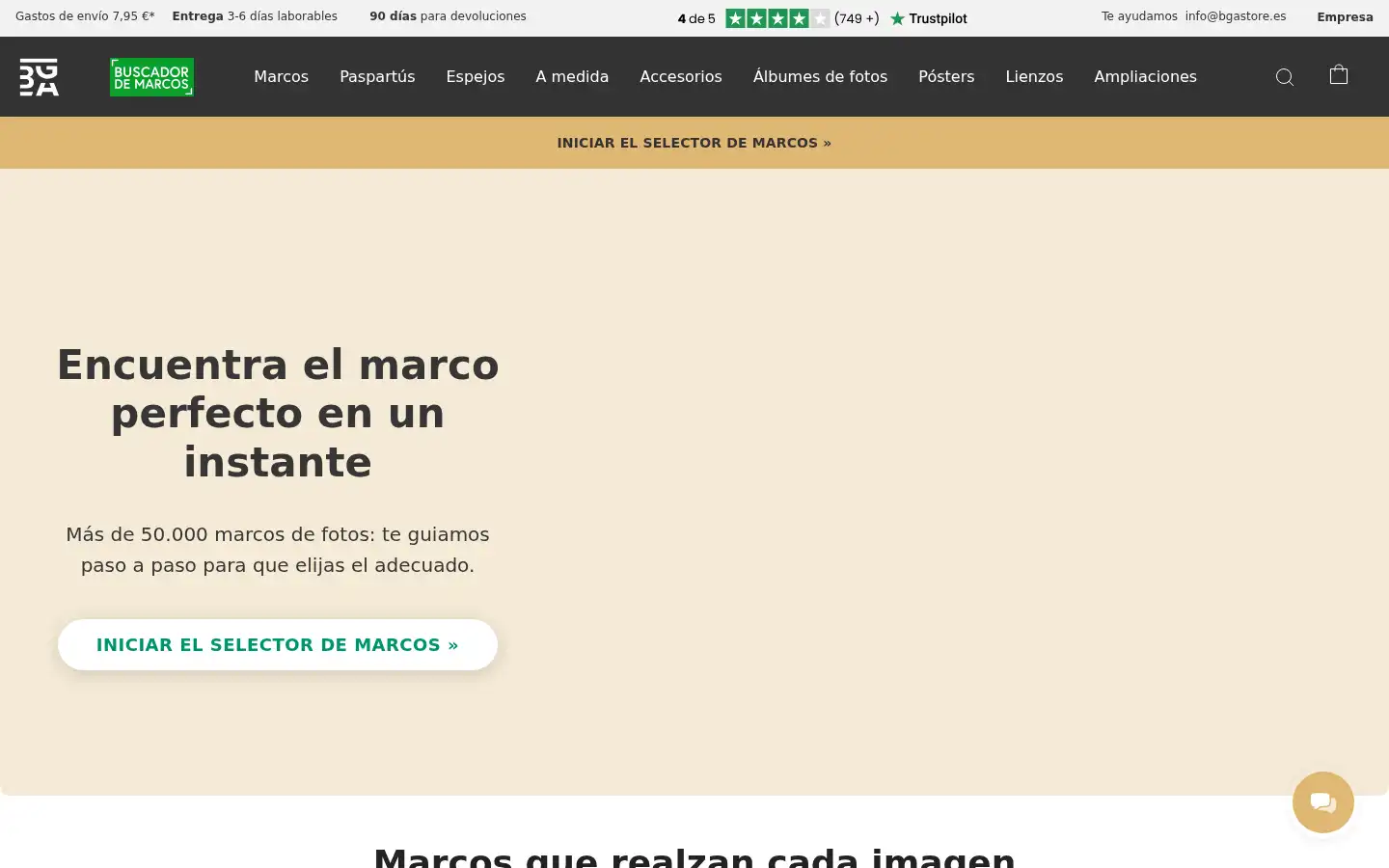 Screenshot of bgastore.es