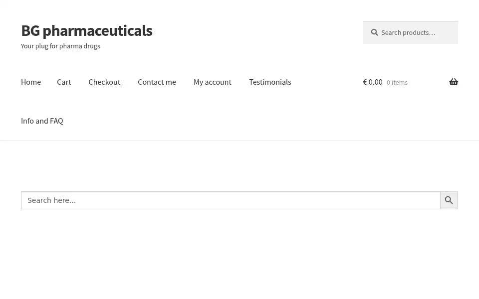 Screenshot of bgpharmadrugs.com