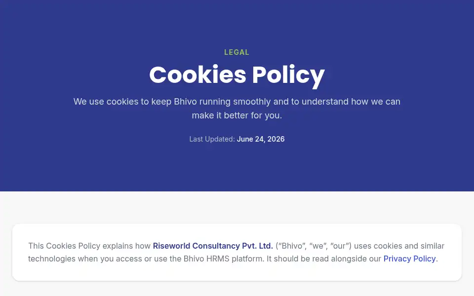 Screenshot of bhivo.com