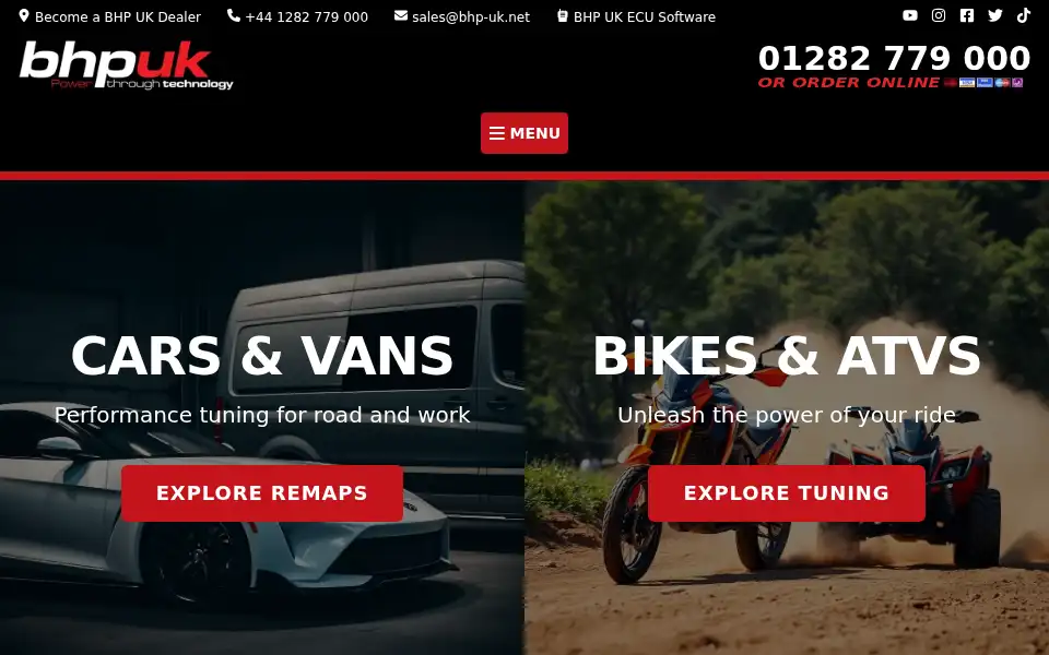 Screenshot of bhp-uk.net