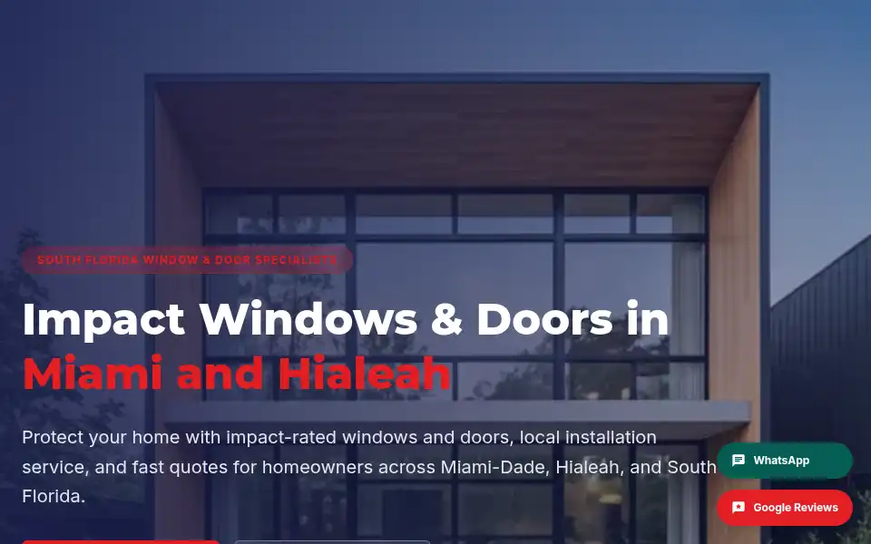 Screenshot of bhpwindows.com