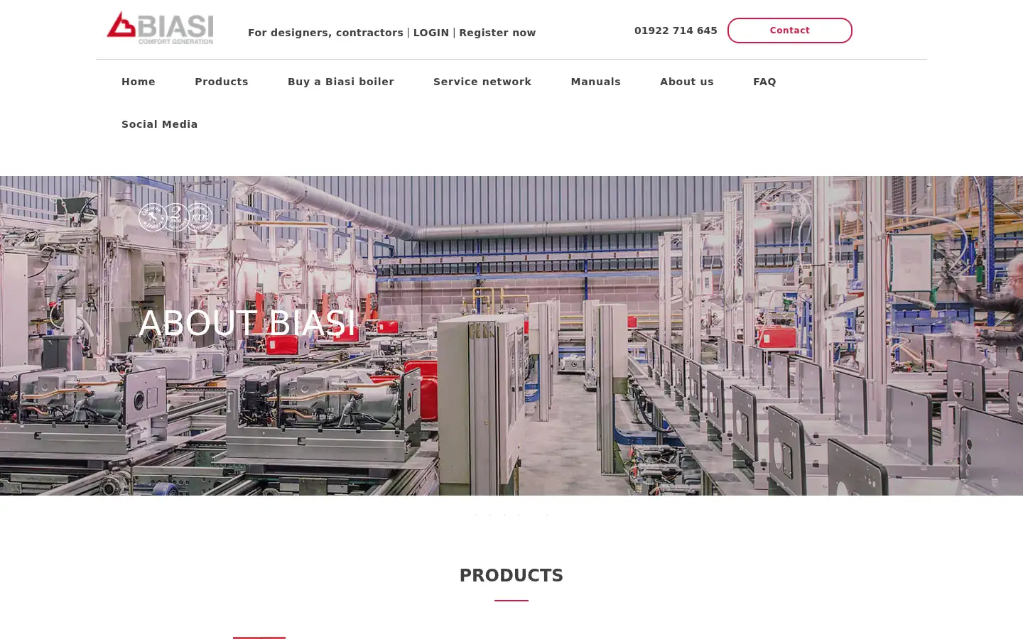 Screenshot of biasi.co.uk