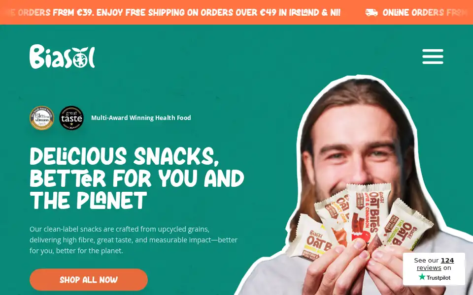 Screenshot of biasol.ie