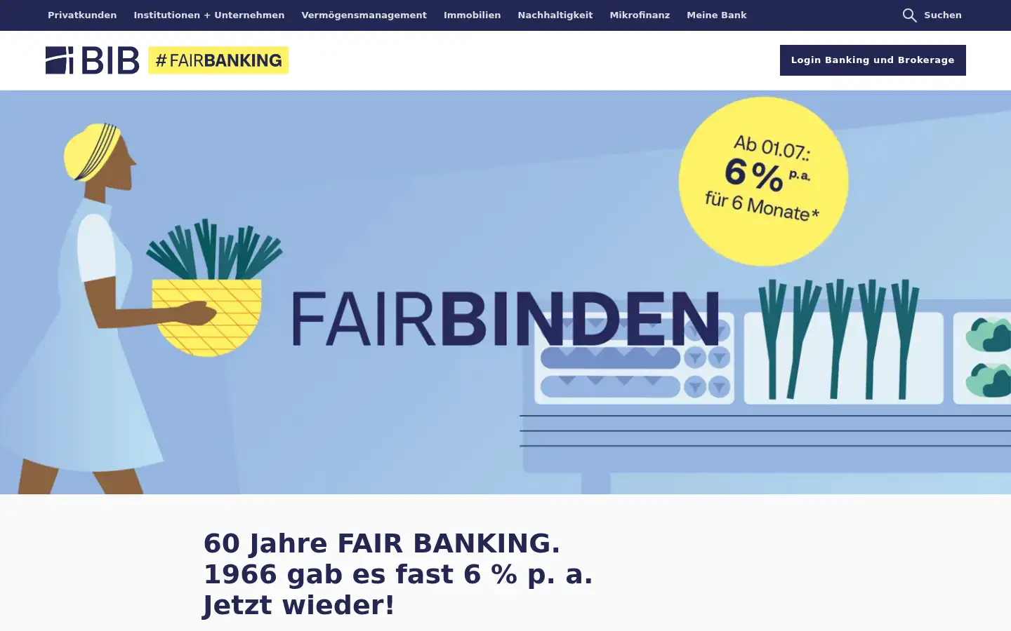 Screenshot of bib-fairbanking.de