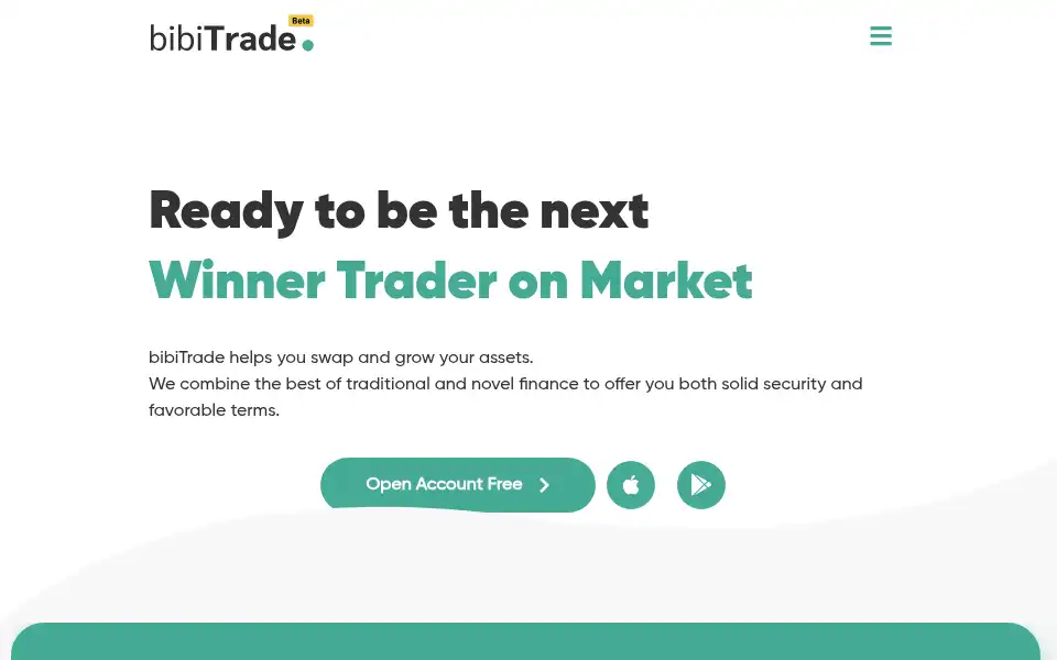 Screenshot of bibitrade.com