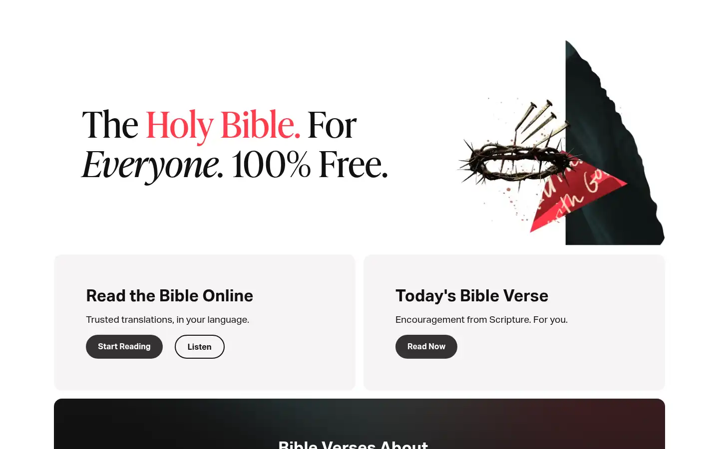 Screenshot of bible.com