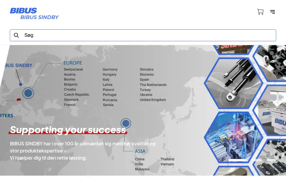 Screenshot of bibus-sindby.dk