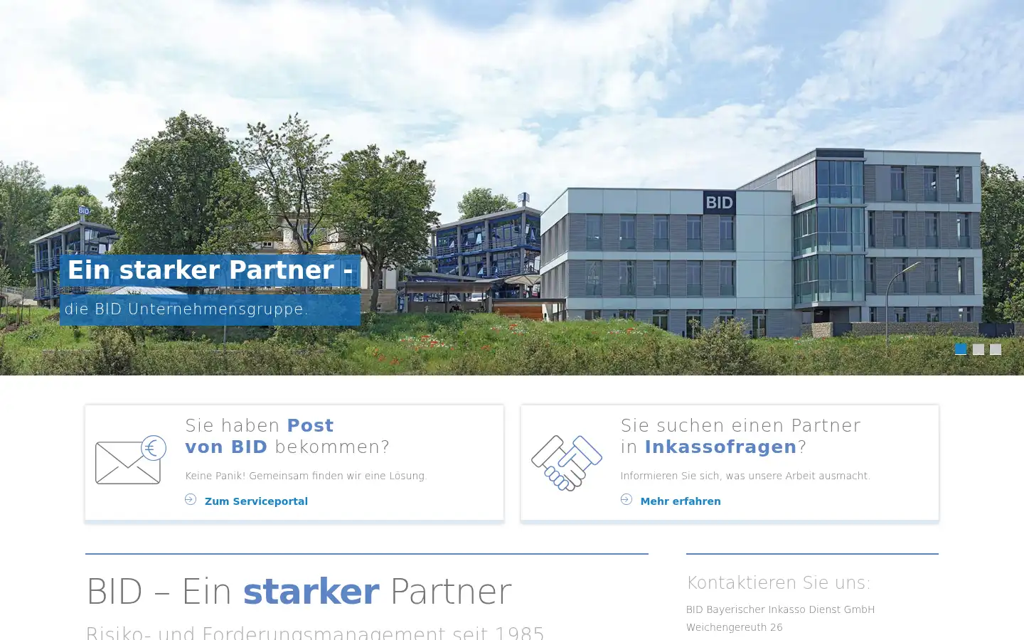 Screenshot of bid-coburg.de