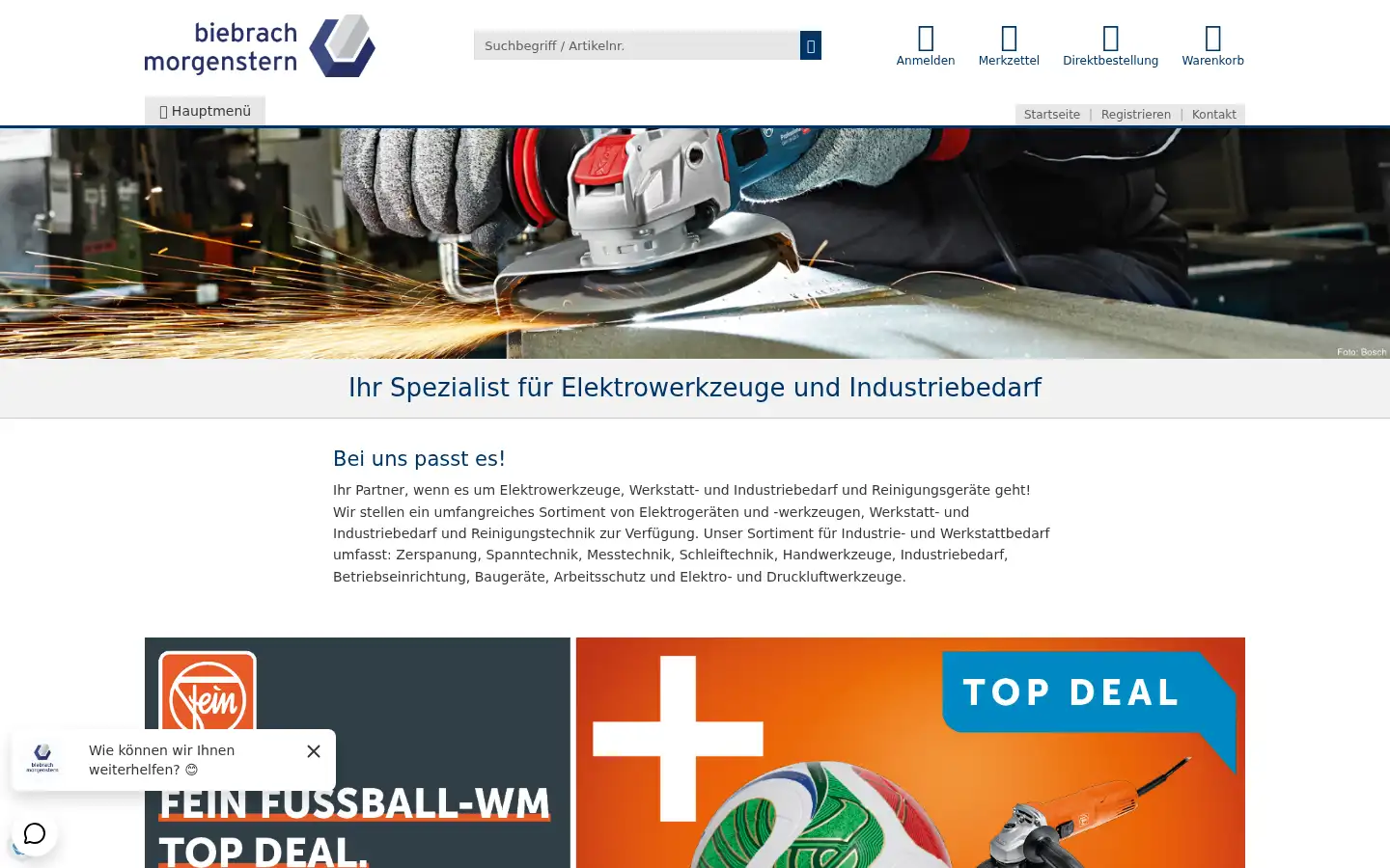 Screenshot of biebrach-morgenstern.de
