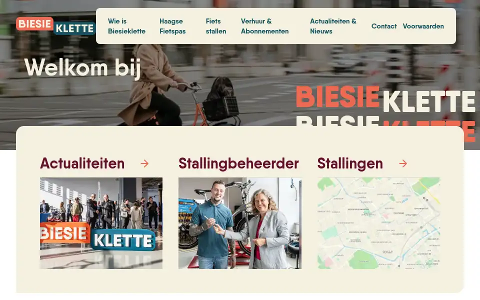 Screenshot of biesieklette.nl