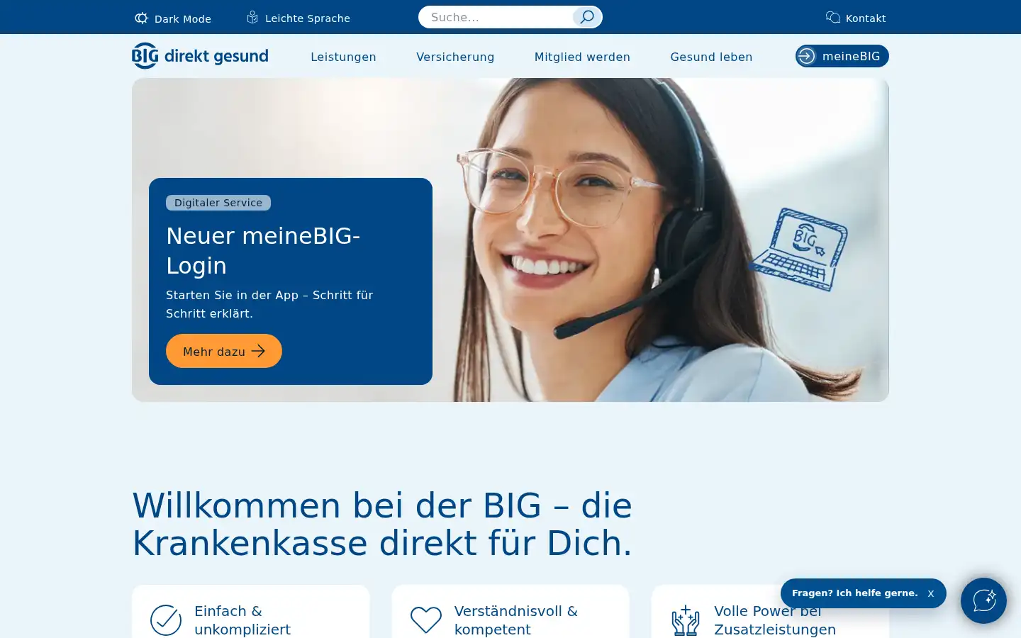 Screenshot of big-direkt.de