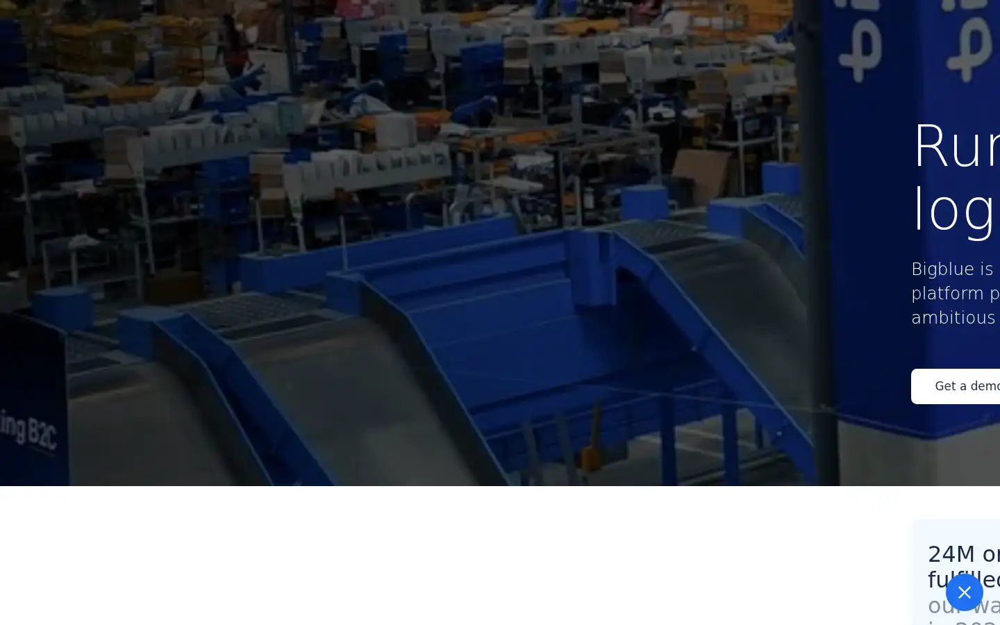Screenshot of bigblue.co