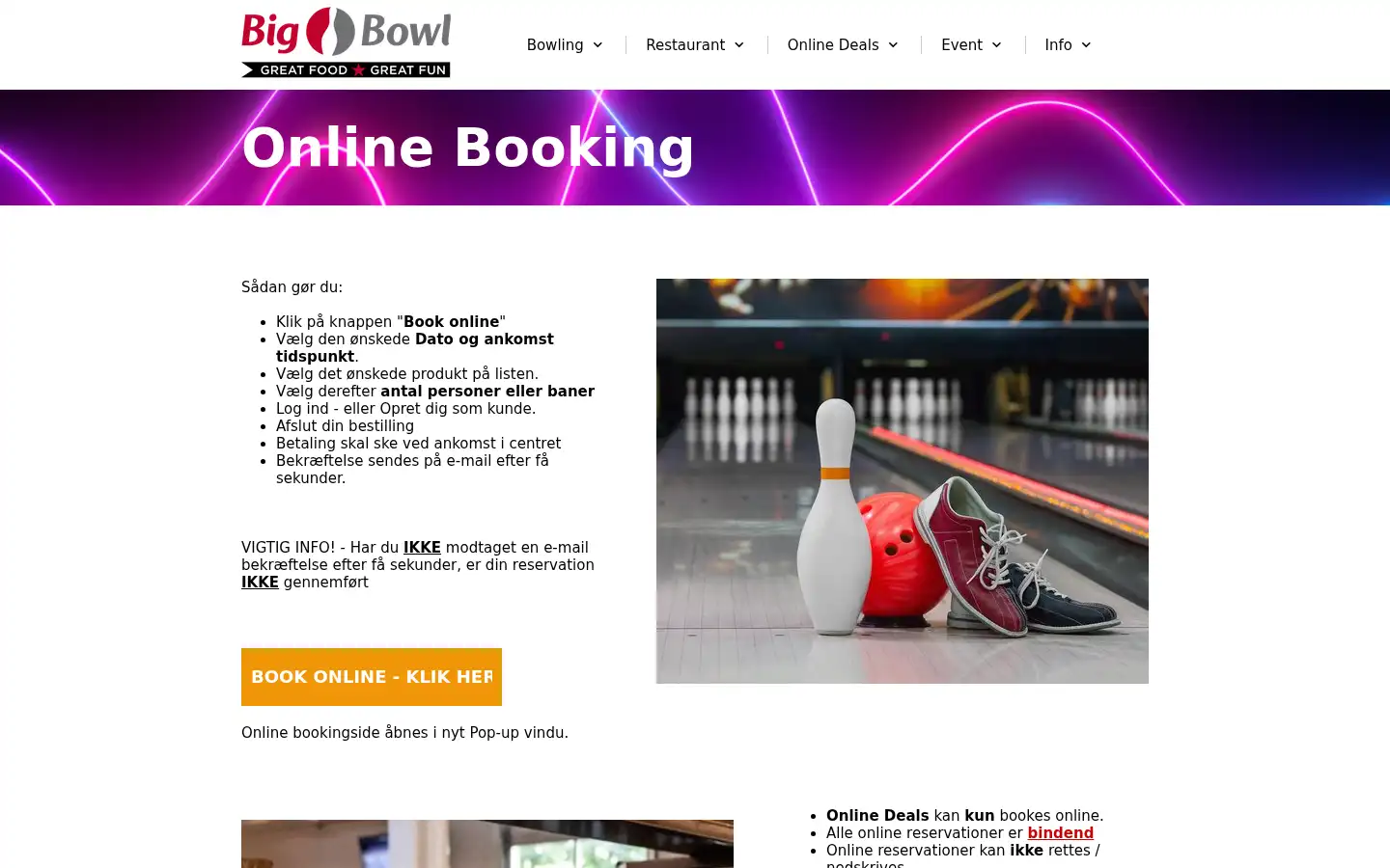 Screenshot of bigbowl.dk