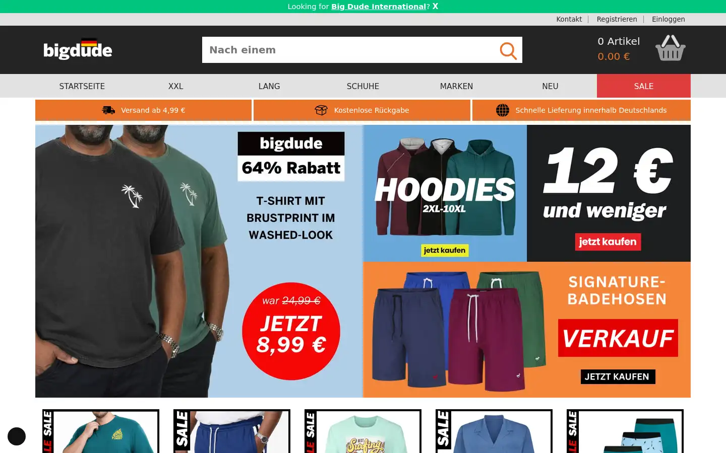 Screenshot of bigdude.de