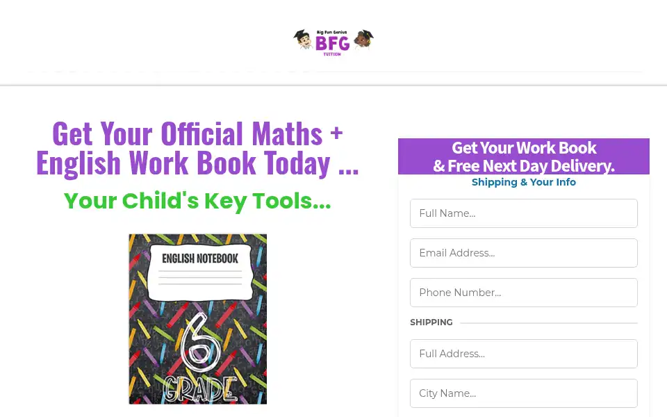 Screenshot of bigfungenius.com