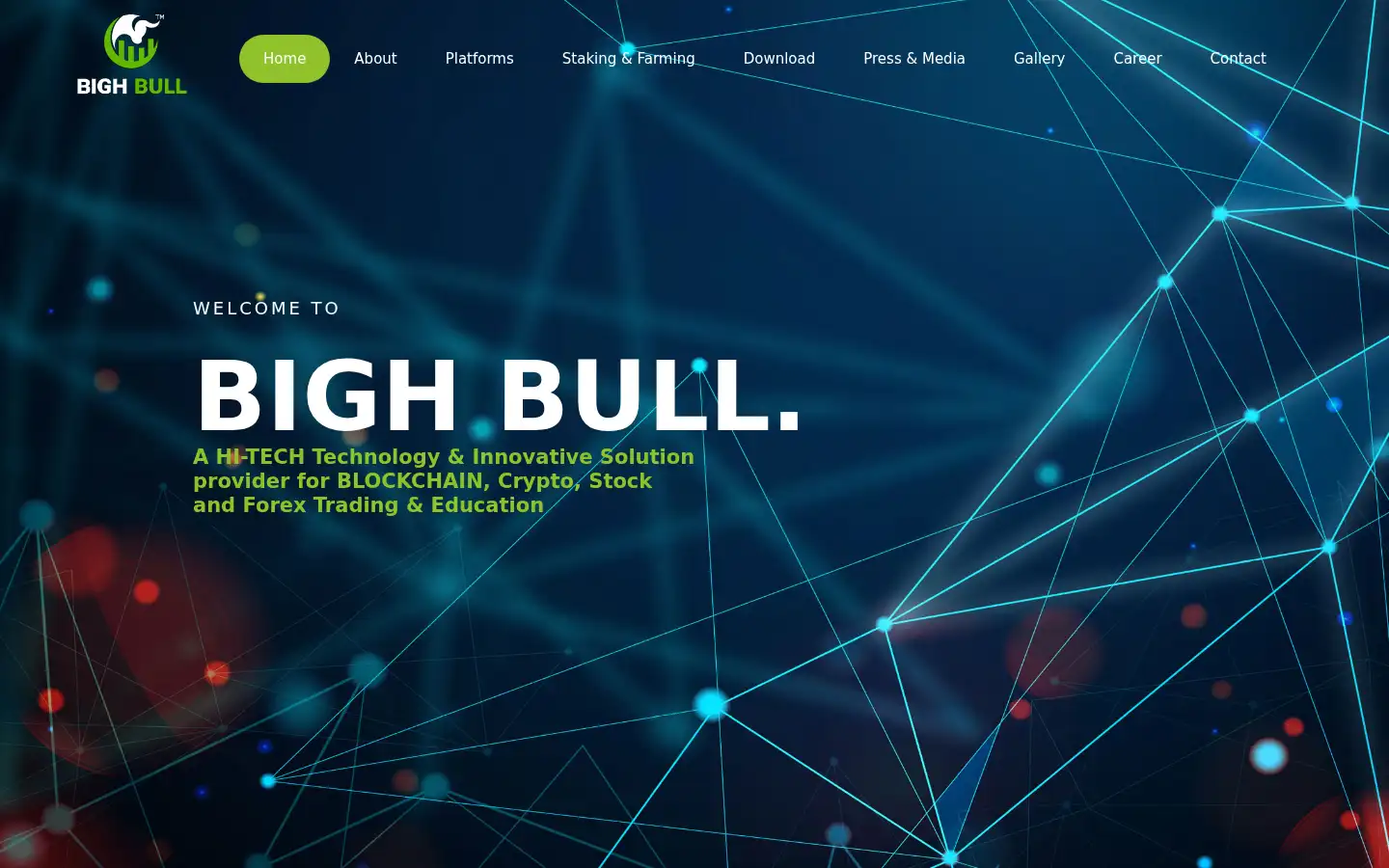 Screenshot of bighbull.com