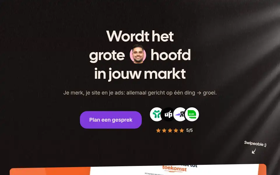 Screenshot of bigheads.nl