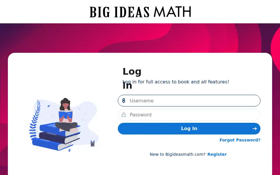 Screenshot of bigideasmath.com