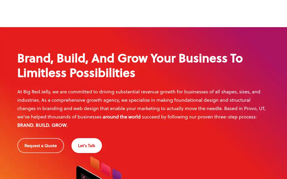 Screenshot of bigredjelly.com