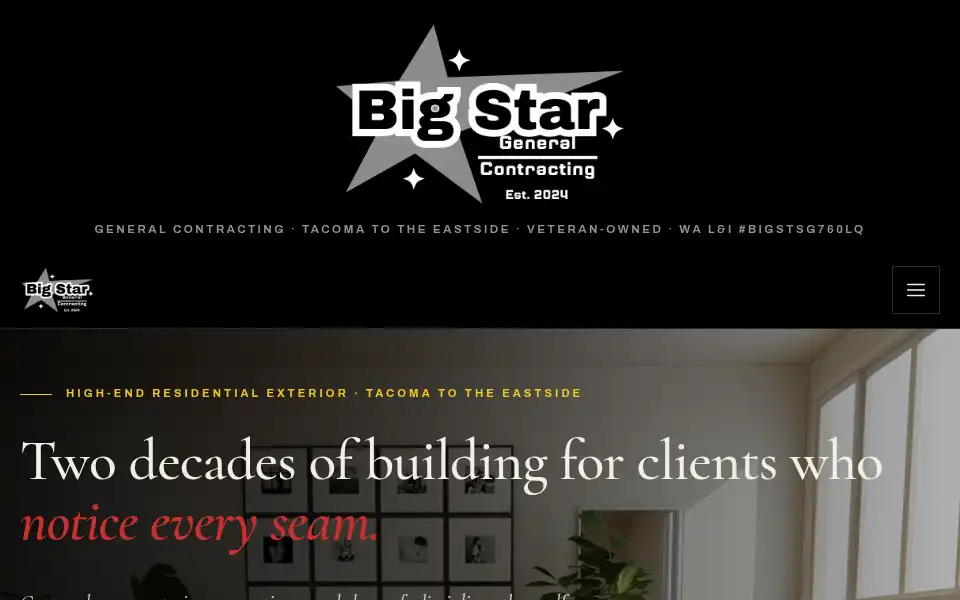 Screenshot of bigstargc.com