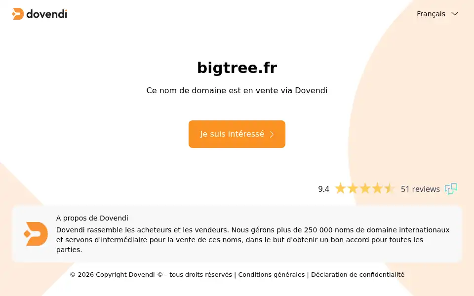 Screenshot of bigtree.fr